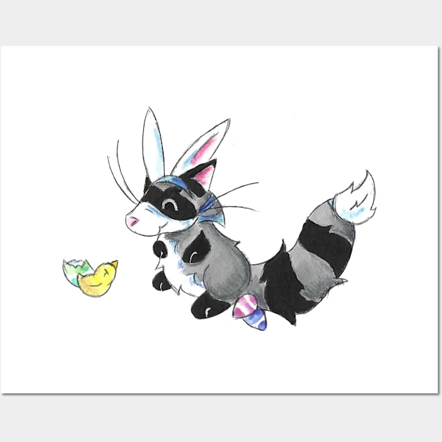 Bunny in a Mask Wall Art by KristenOKeefeArt